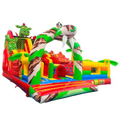 Коммерческий надувной батут «Змей Горыныч» 8,5*7*6 м