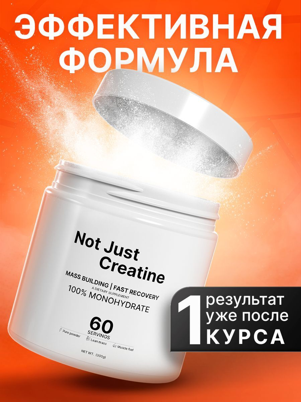 Креатин моногидрат 300 гр Not Just