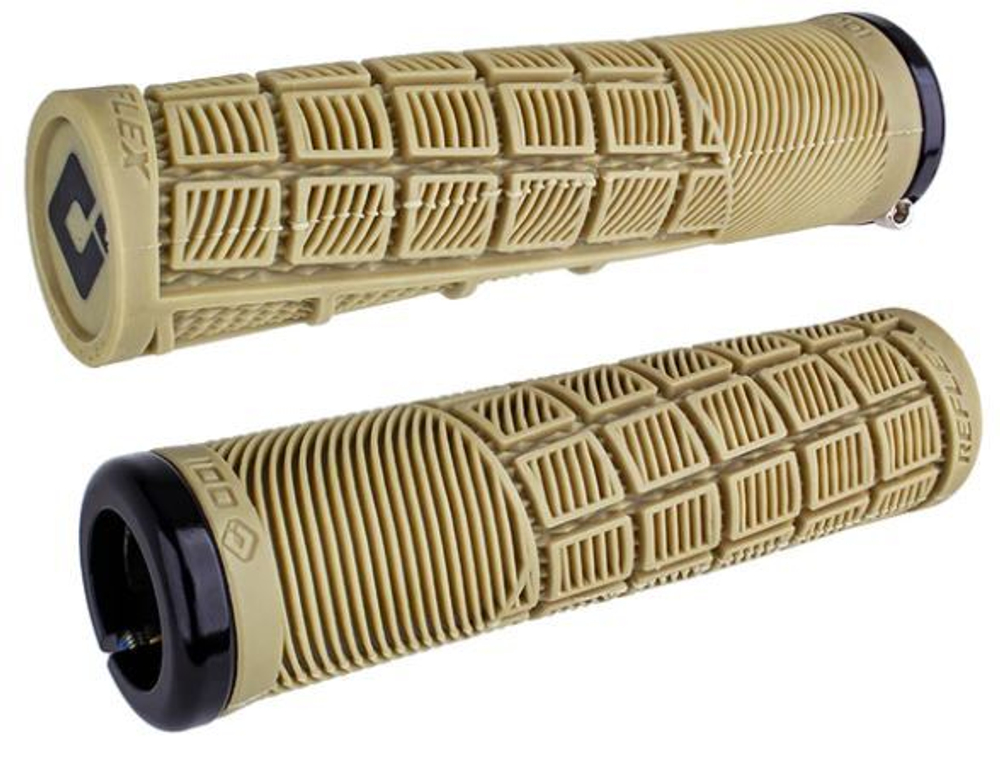 Грипсы ODI Reflex D33RXT-B135мм, ø33.5мм,светло-коричн с 1 чёрным алюм lock-on и усиленным литым тор