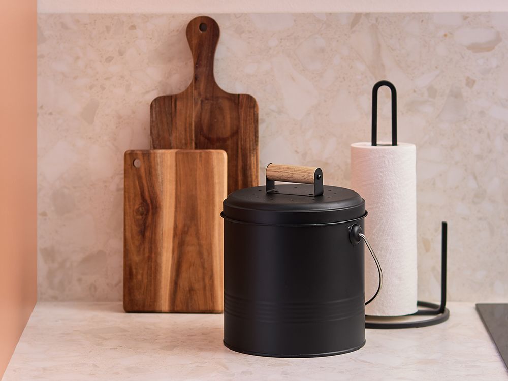 Контейнер для пищевых отходов с фильтром Irmel, 3,5 л, графит