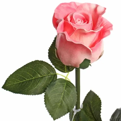 Цветок искусственный «Natur» 50см Розочка розовая