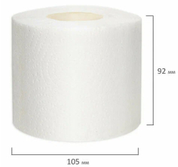 Туалетная бум."Veiro Домашняя" белая 2х-слойная (4шт/12уп)