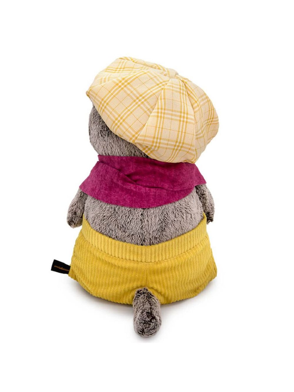 Мягкая игрушка Басик в кепке и шарфе 22 см