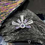 Xanthea Amethyst CZ & Tanzanite & AB