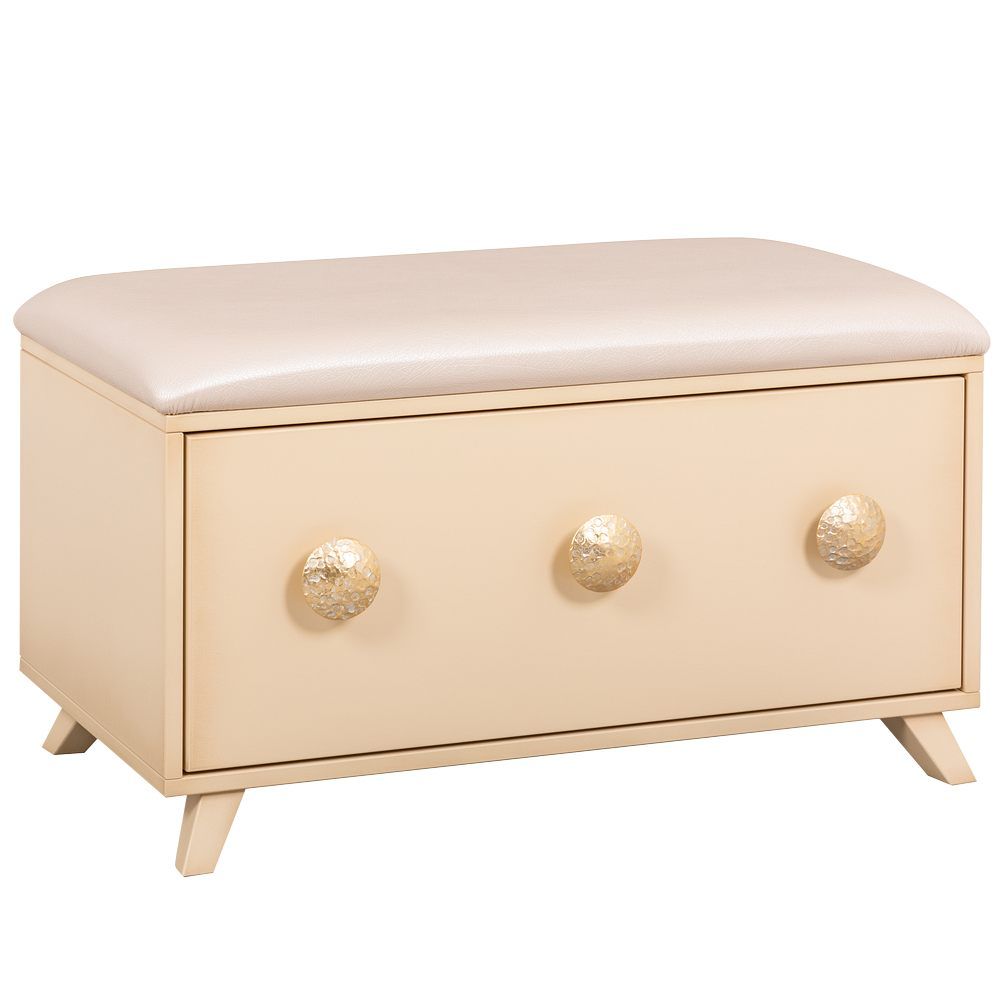 Банкетка Heri 1 Айвори Мраморное золото