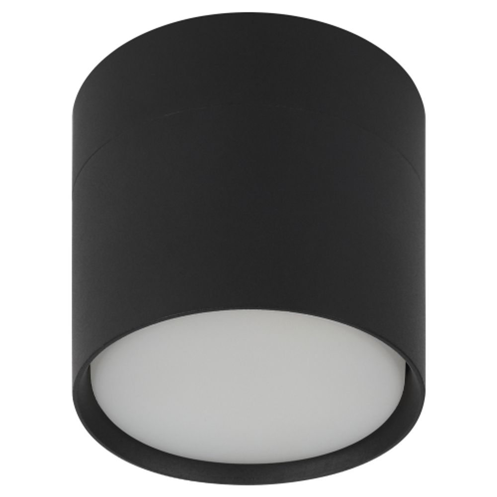OL12 GX53 SBK Подсветка ЭРА Накладной под лампу Gx53, алюминий, цвет черный | Накладные светильники