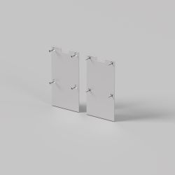 Комплект заглушек (для профиля 35×66) 2 шт., Maytoni ALM-3566-EC 642079