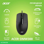 Мышь Acer OMW300 черный (ZL.MCECC.01W)
