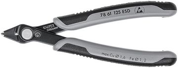 Кусачки для электроники прецизионные антистатические Electronic Super Knips  KNIPEX 78 61 125 ESD KN-7861125ESD