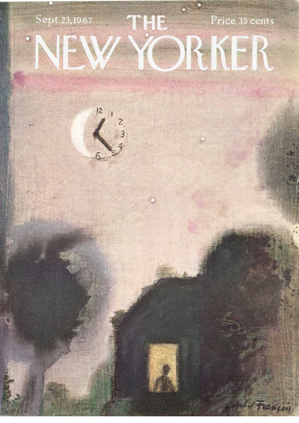 Журнал The New Yorker 23-09-1967, обложка