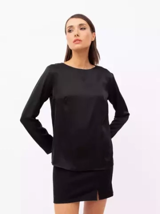 Блузка с рукавом Anyday Icon Blouse 01, цвет черный