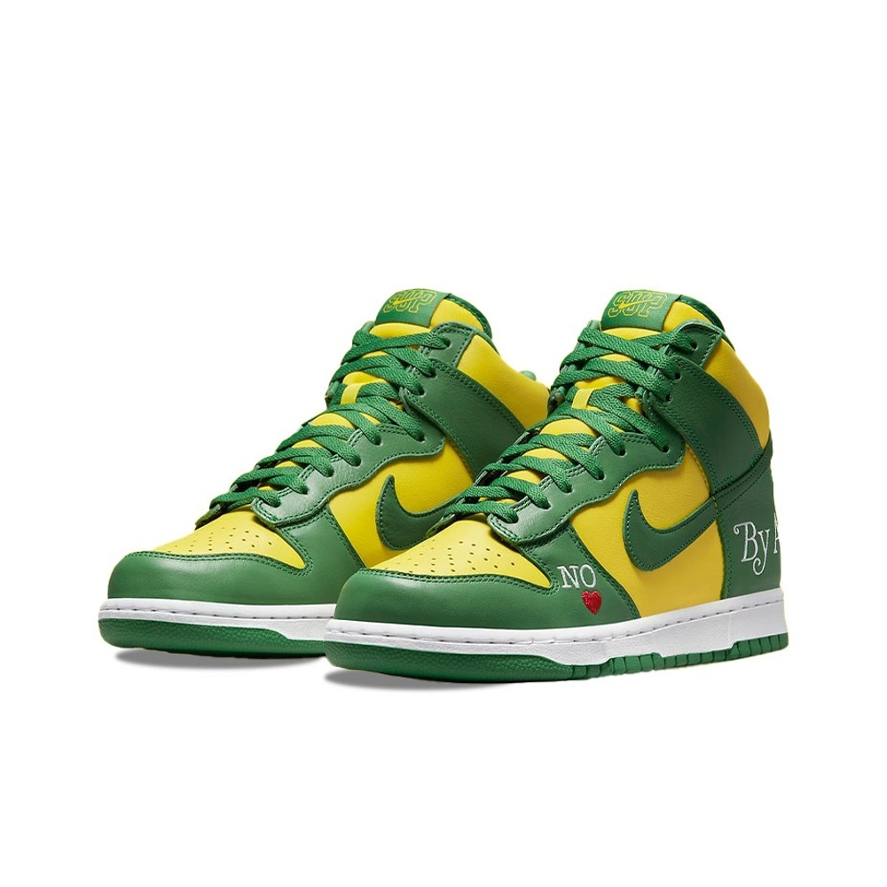 Кроссовки Supreme x Dunk High SB By Any Means - Brazil