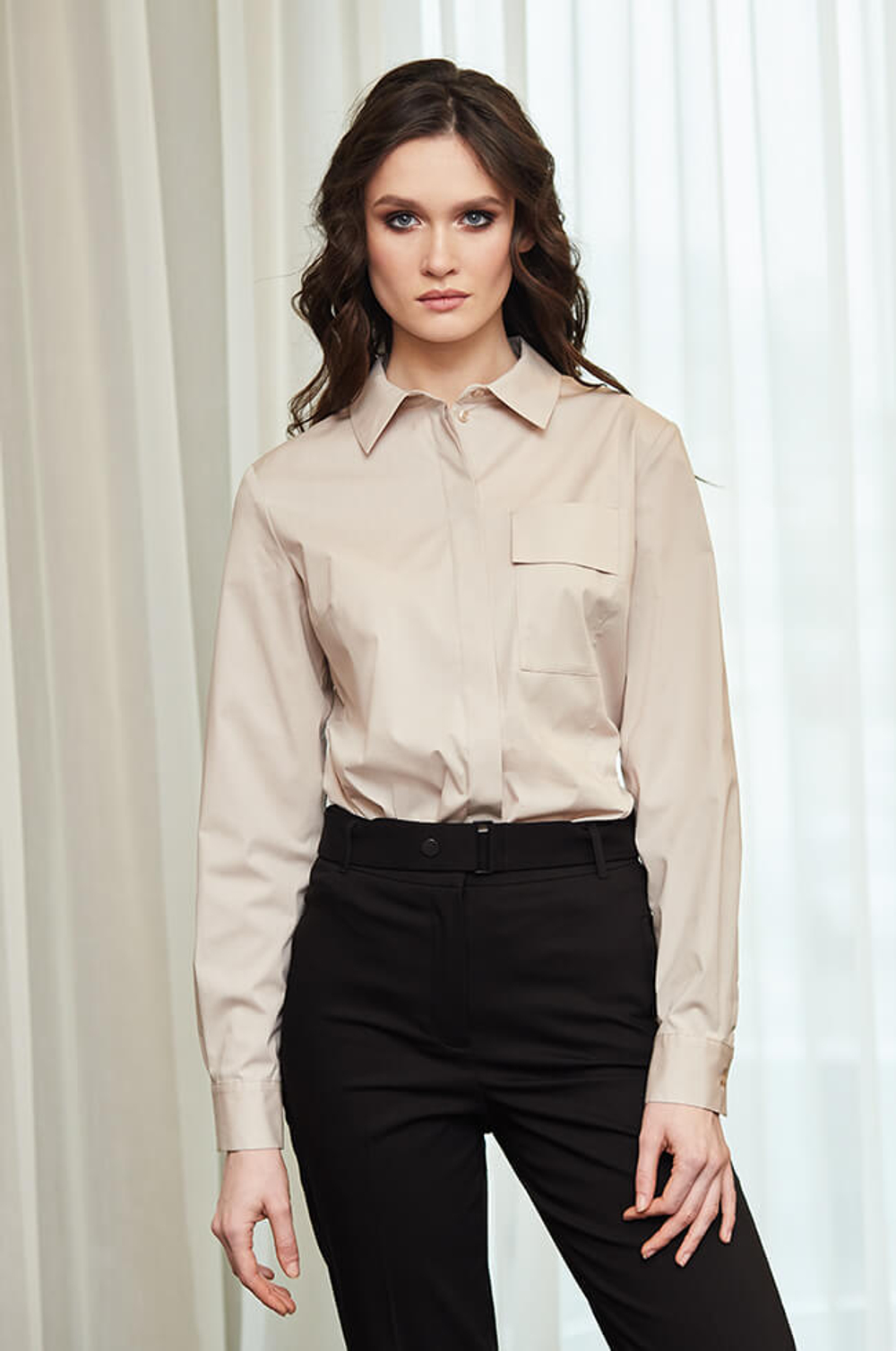 22355 Блузка женская (бежевый)