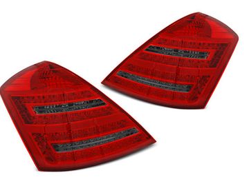 Задние фонари для Mercedes S-Class W221 (05-09) LED динамические красные темные