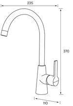 СМЕСИТЕЛЬ HOLSTEIN 212065-418 ЧЕРНЫЙ МЕТАЛЛИК