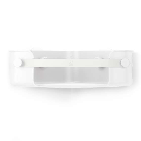 Органайзер для душа угловой flex adhesive, белый