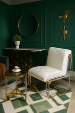 Кресло Ist Casa Манхэттен MH-39CH, 60x73x81 см, белый с принтом