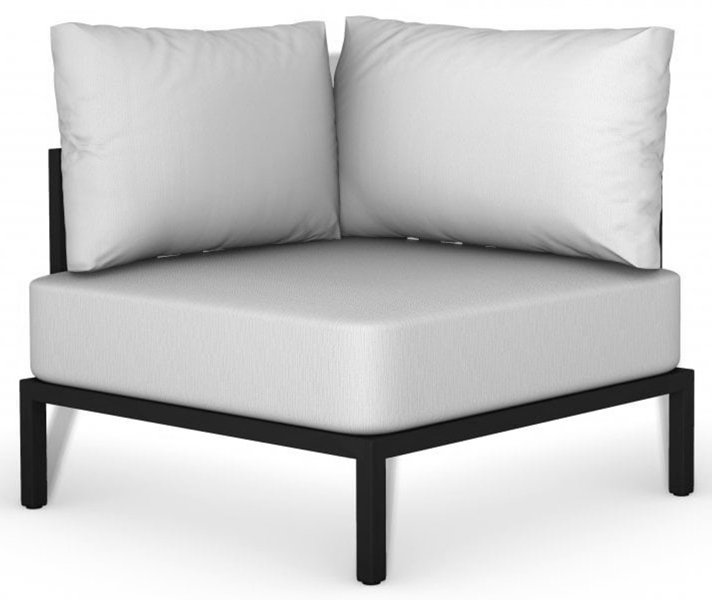 Модуль угловой Papatya Slim Stripe Corner Module (B), антрацит, светло-серый