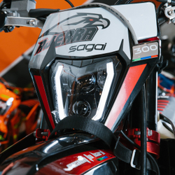 Мотоцикл кроссовый Ajerra SAGAI K9 CB300RL (4 клапана)  Red 21/18