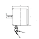 Замок навесной Зенит, ВС2-10, блистер, дисковый, 3 кл