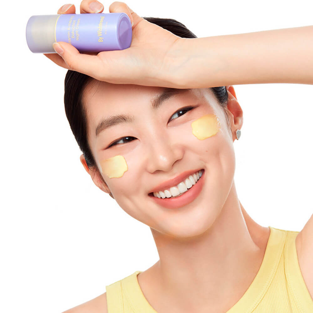 Ночной крем с ретинолом и бакучиолом By Wishtrend Vitamin A-mazing Bakuchiol Night Cream 30 мл