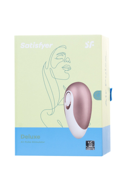 Вакуум-волновой бесконтактный стимулятор клитора Satisfyer Pro Deluxe NG, силикон, розовый, 11 см.