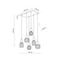Подвесной светильник TK Lighting 11044 Sophia Cognac a072559