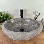 Раковина из мрамора Erozy Grey EM-64526 51*41*15 0188