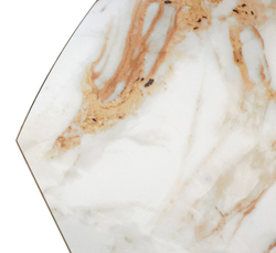 Стол TERAMO 135 GLOSS GRAND JADE SOLID CERAMIC, керамика, поворотн.механизм / Черный каркас, ®DISAUR