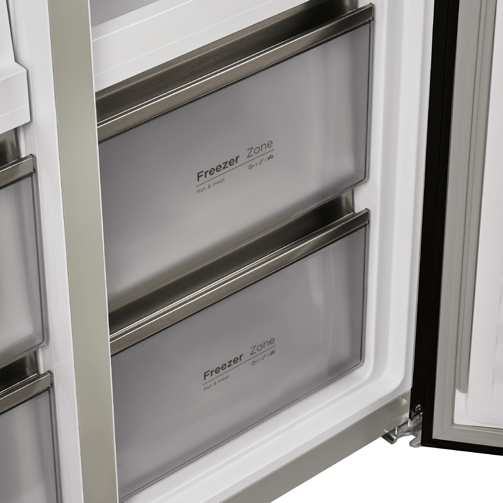 Холодильник с инвертором MAUNFELD MFF190NFDSB