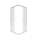 Душевое ограждение DIONRIA (80х80) стекло матовое вельвет, без поддона