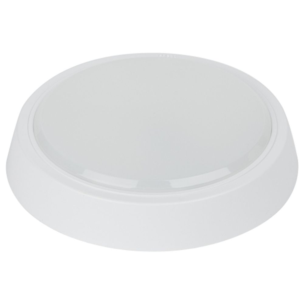 Светильник ЖКХ светодиодный ЭРА SPB-301-2-4K-15 IP40 15Вт 1200Лм 4000К 180х180х33 с акустическим датчиком круг накладной | Светильники ЖКХ IP40 и IP44