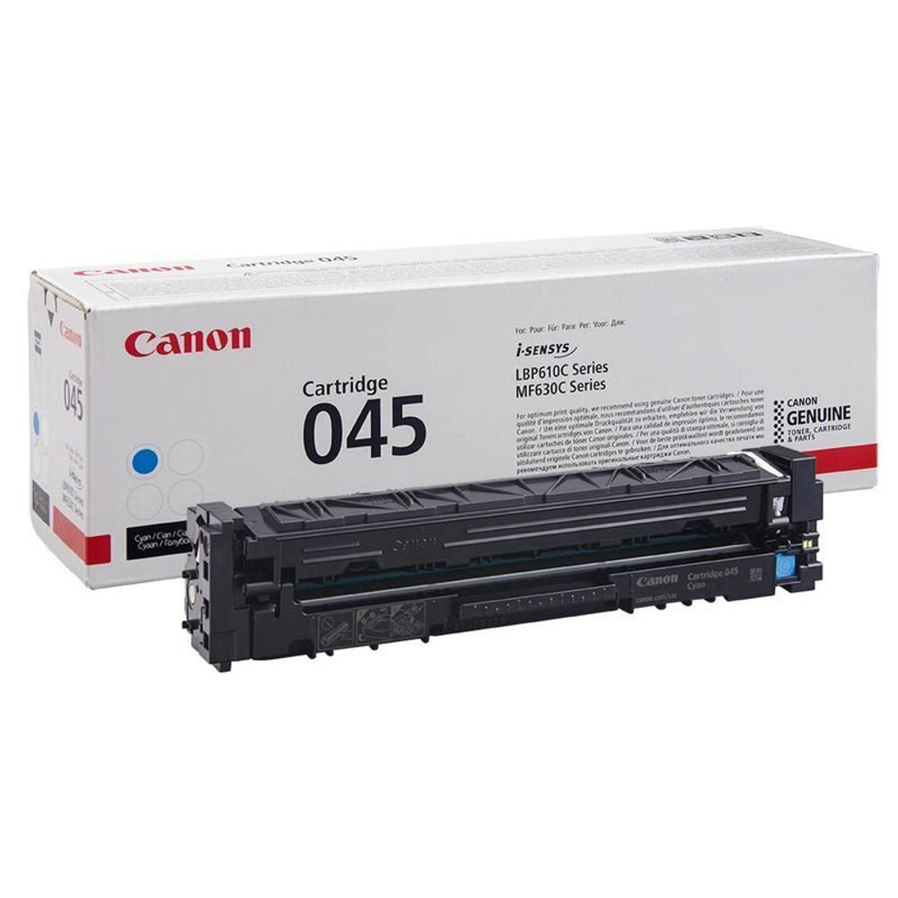Картридж CANON 045C для i-SENSYS LBP611/LBP613/MF631/MF633/MF635 голубой (1.3k)