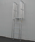 Лестница навесная аварийно-спасательная MEGAL ЛАС 4,75 х 600