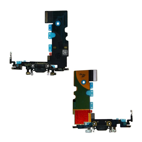 Шлейф для Apple iPhone SE (2022) на системный разъем/микрофон Черный - Премиум