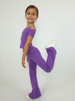 02-165-2 Комплект для девочки (фуфайка+брюки)