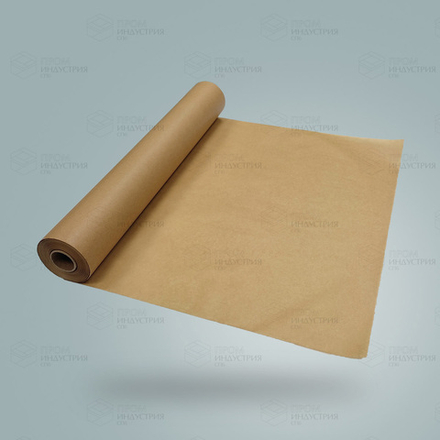Бумага для выпечки 380*50м 35г/м2  в рулоне коричневая (20)