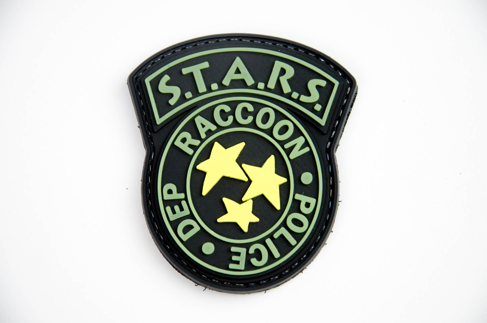 Шеврон Stars raccoon police ПВХ