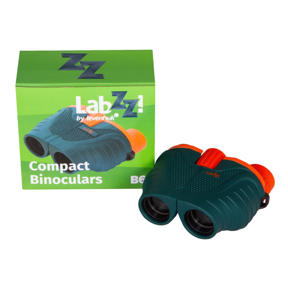 Бинокль Levenhuk LabZZ B6— упаковка и бинокль