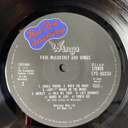 Винтажная виниловая пластинка LP Paul McCartney Wings Red Rose Speedway (Japan 1975) (No Obi) Big Barn Bed