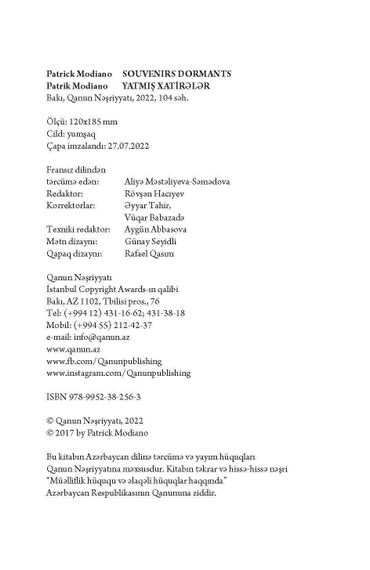 Yatmış xatirələr