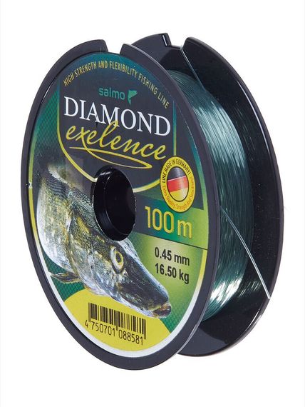 Леска монофильная Salmo Diamond EXELENCE 100 м, 0,45 мм