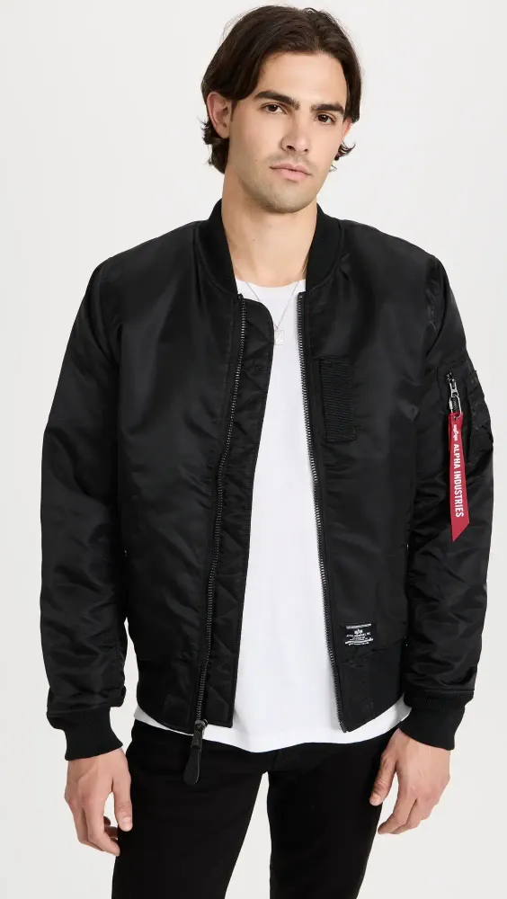 Бомбер Alpha Industries MA-1 Mod Black