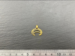 Лунница латунная