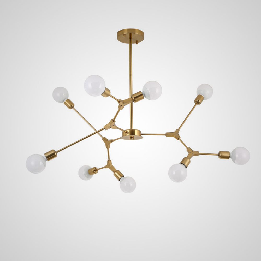 Люстра На Штанге Late D103 Gold By Imperiumloft