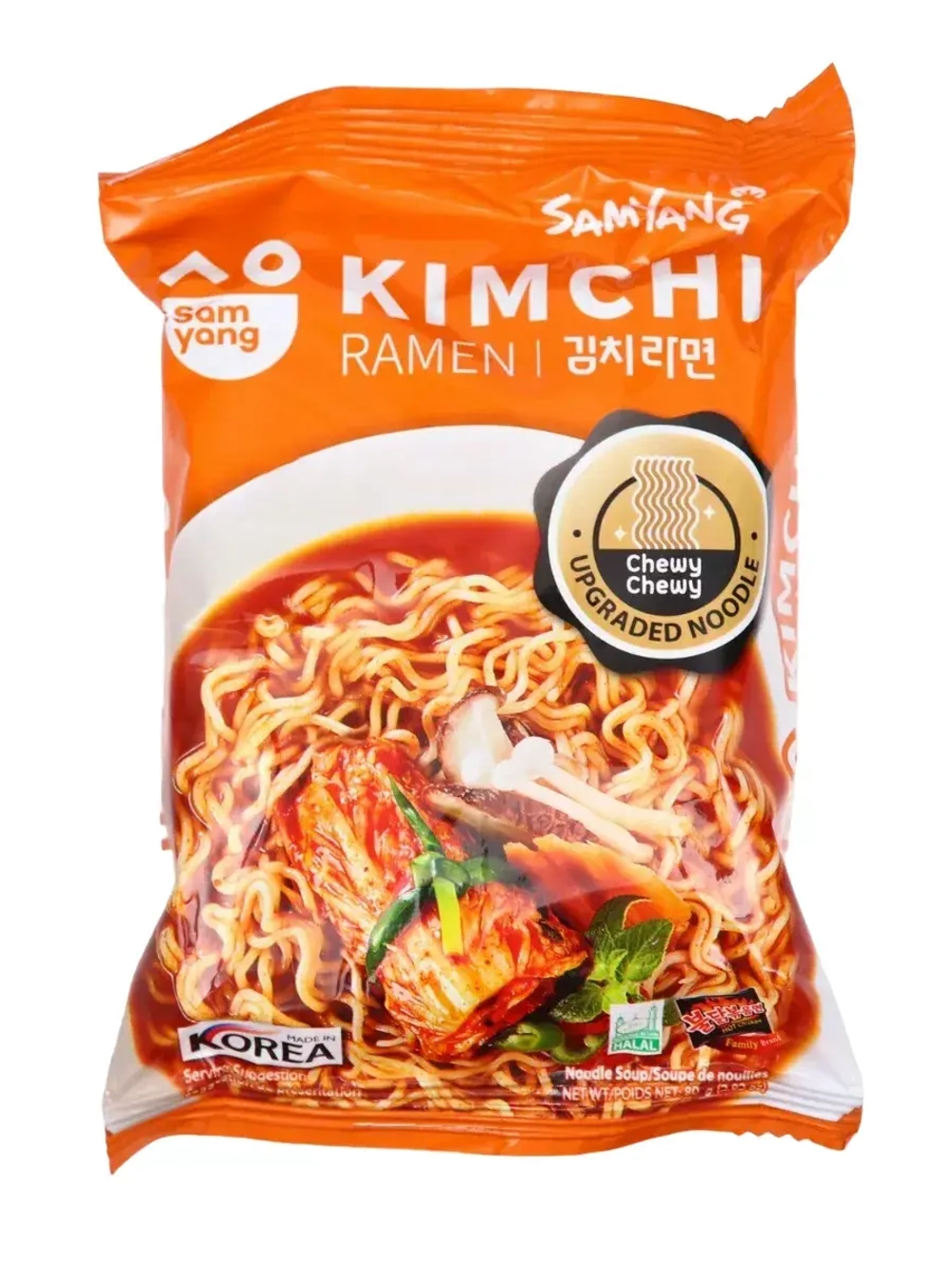 Лапша Kimchi Ramen со вкусом Кимчи 80 г * 3 шт