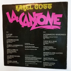 Винтажная виниловая пластинка LP Karel Gott La Canzone (GDR 1978)