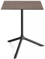 Стол ламинированный обеденный Scab Design Tripe Maxi, черный, кортен