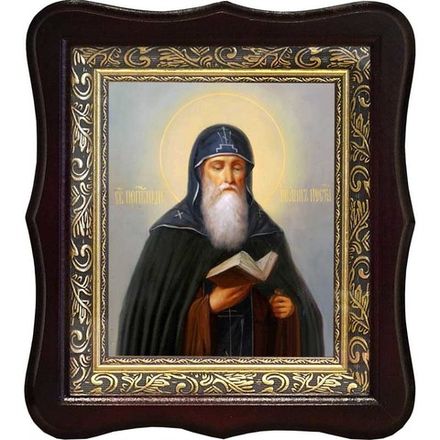 Иоанн Печерский постник преподобный. Икона на холсте.