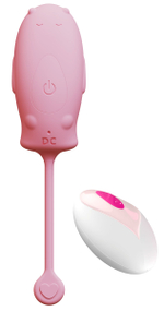 Виброяйцо Secwell с пультом ДУ, розовое, 9 режимов